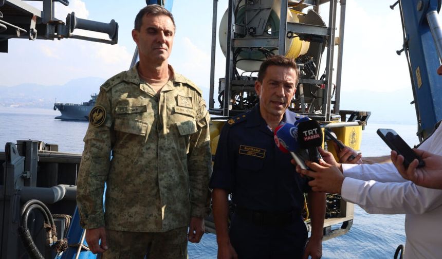 TCG Alemdar, Filo Jet’te 554 metrede arama yapıyor