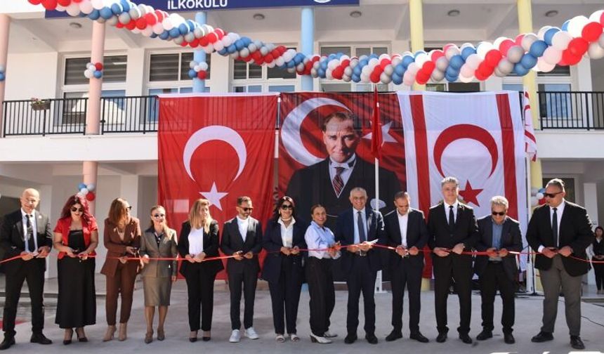 Haspolat Gülen Tüfekçi İlkokulu’nda yeni derslikler açıldı