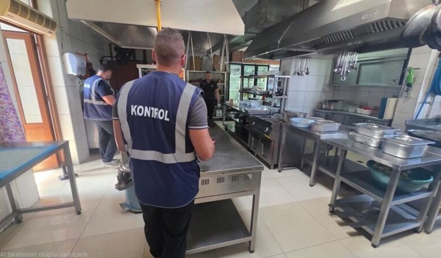 Kaplıca’da restoranlara denetim: 4,5 kilo balığa el konuldu