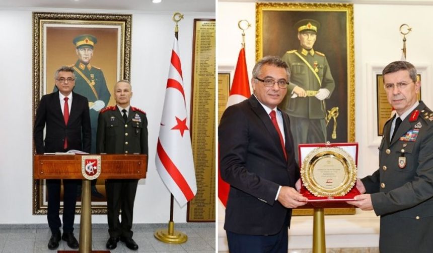 Erhürman’dan iki kuvvet komutanına ziyaret