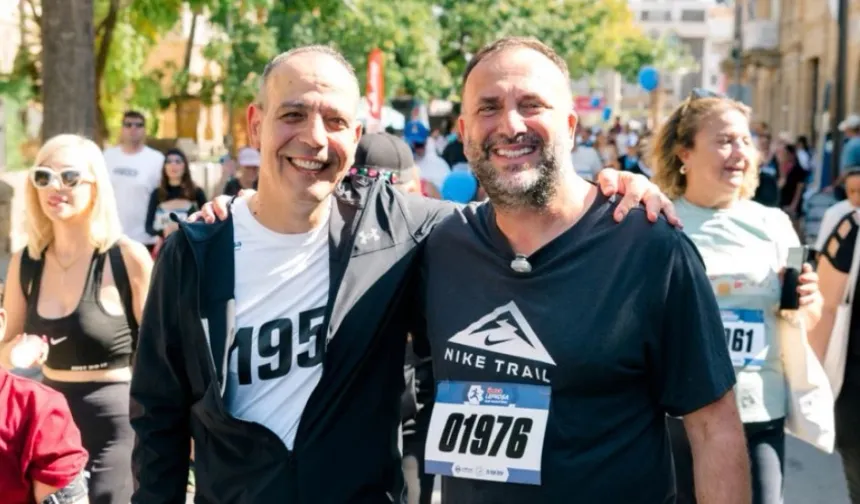 Zeki Çeler’den Lefkoşa Yarı Maratonu’nda dayanışma mesajı