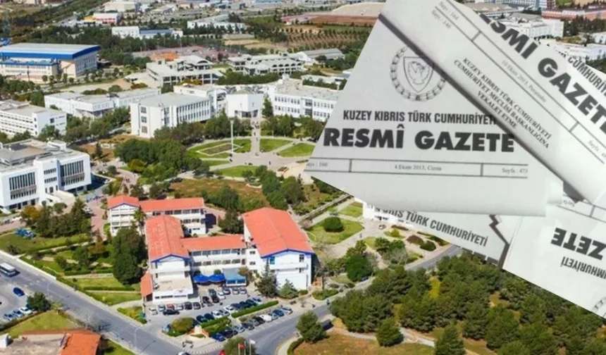DAÜ VYK’da görev değişikliği önerisi Resmi Gazete’de
