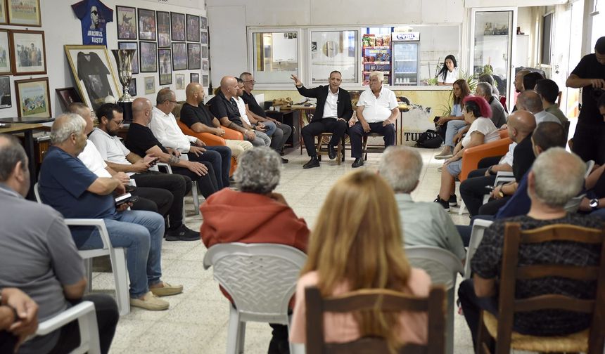 Harmancı Göçmenköy’de yeni dönem hedeflerini anlattı