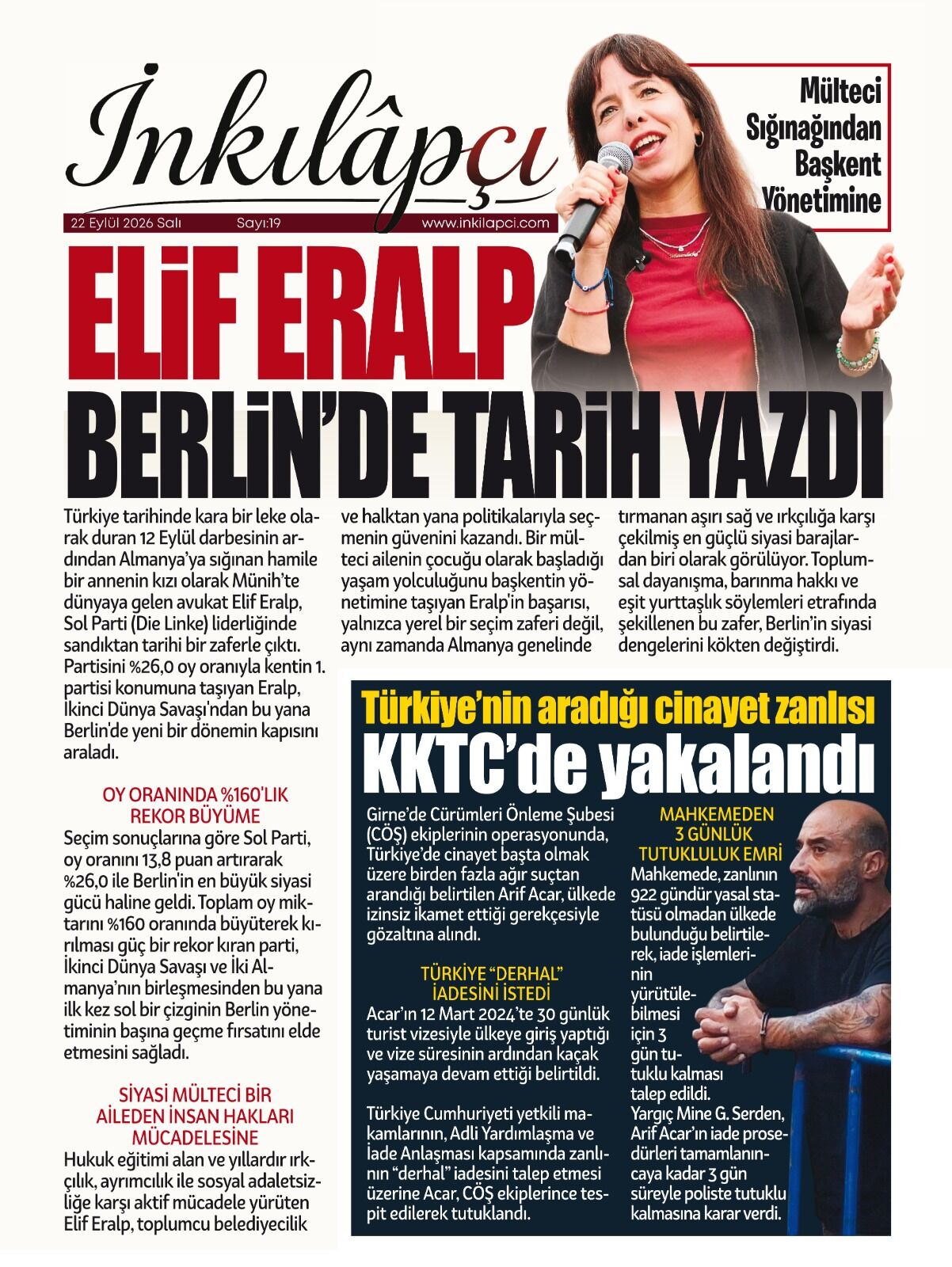 22 Eylül 2026