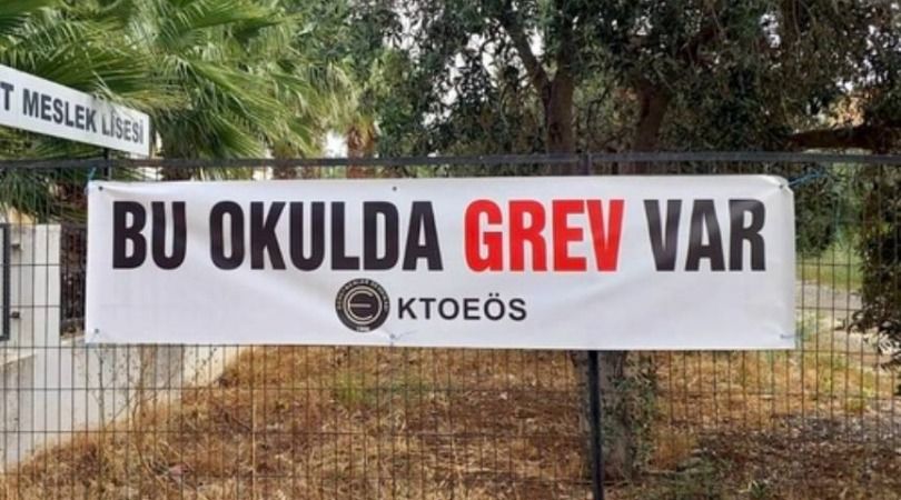 KTOEÖS Bugün Girne'de Grev ve Eylem Yapacak